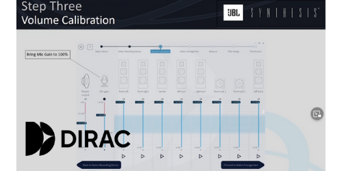 Sistema di calibrazione Dirac Live
