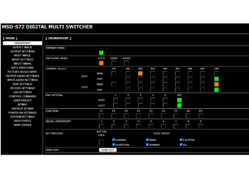 Pagina configurazione Web