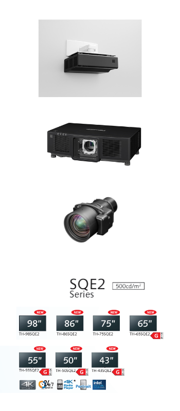 Nuovi proiettori Panasonic